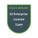 Cisco Meraki Z3 Enterprise Licentie 3 jaar