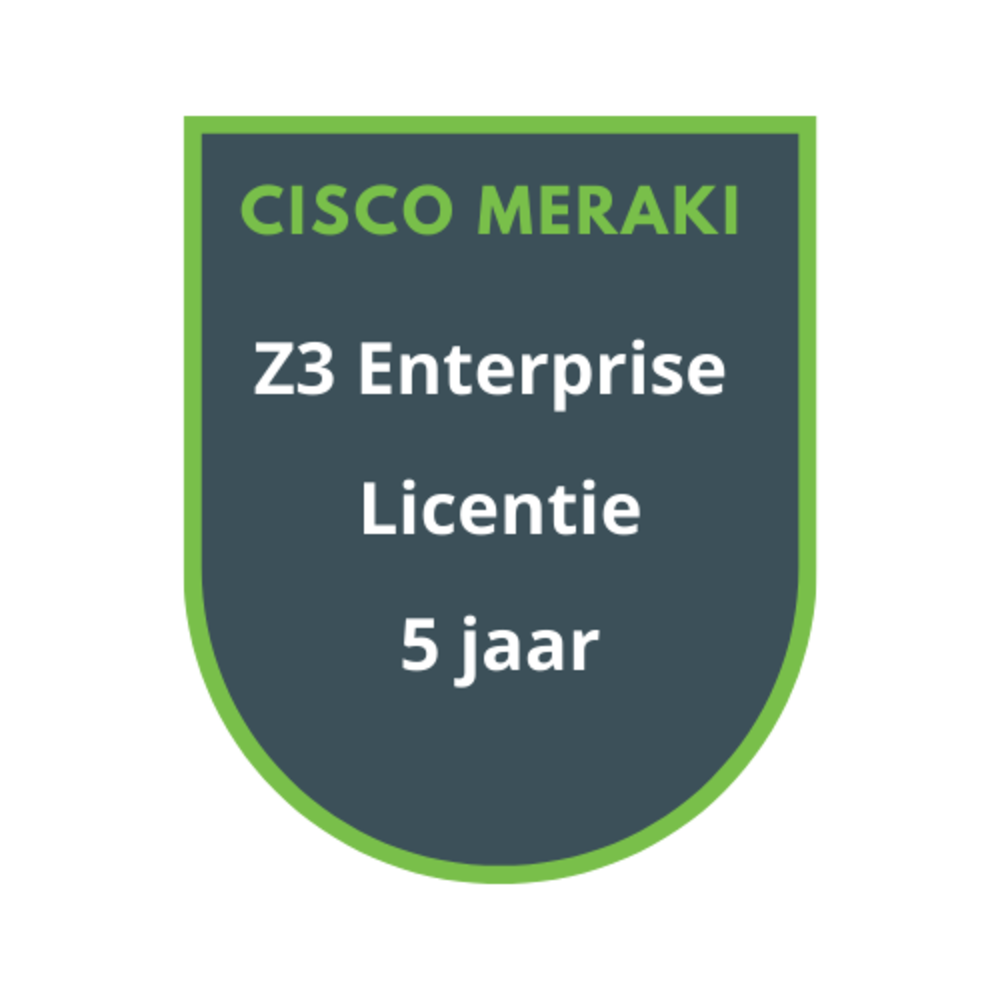 Cisco Meraki Z3 Enterprise Licentie 5 jaar