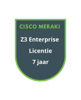 Cisco Meraki Z3 Enterprise Licentie 7 jaar Cisco Meraki Z3 Enterprise Licentie 7 jaar