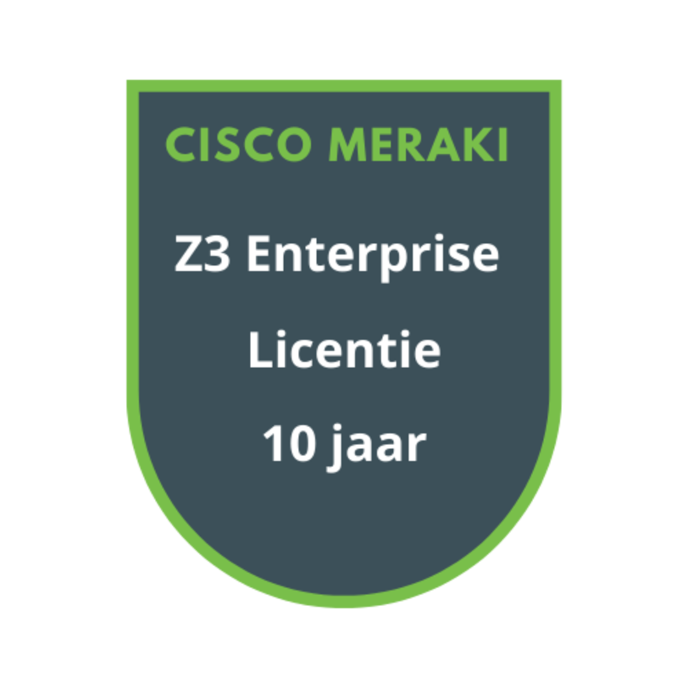 Cisco Meraki Z3 Enterprise Licentie 10 jaar