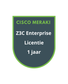 Cisco Meraki Z3C Enterprise Licentie 1 jaar Cisco Meraki Z3C Enterprise Licentie 1 jaar