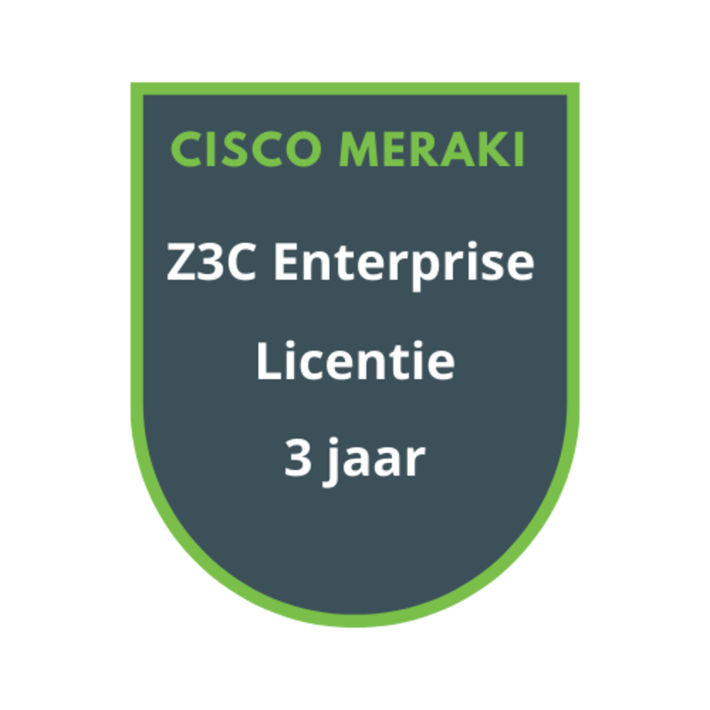 Cisco Meraki Z3C Enterprise Licentie 3 jaar