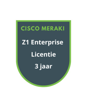 Cisco Meraki Z1 Enterprise Licentie 3 jaar Cisco Meraki Z1 Enterprise Licentie 3 jaar