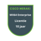 Cisco Meraki MX64 Enterprise Licentie 10 jaar