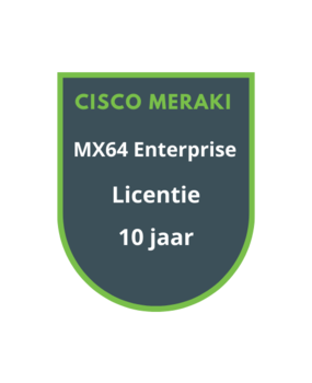 Cisco Meraki MX64 Enterprise Licentie 10 jaar