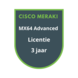 Cisco Meraki MX64 Advanced Security Licentie 3 jaar