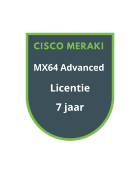 Cisco Meraki MX64 Advanced Security Licentie 7 jaar