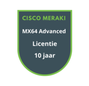 Cisco Meraki Cisco Meraki MX64 Advanced Security Licentie 10 jaar