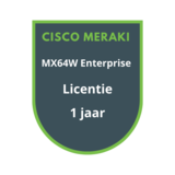 Cisco Meraki MX64W Enterprise Licentie 1 jaar Cisco Meraki MX64W Enterprise Licentie 1 jaar