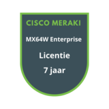 Cisco Meraki MX64W Enterprise Licentie 7 jaar Cisco Meraki MX64W Enterprise Licentie 7 jaar