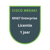Cisco Meraki MX67 Enterprise Licentie 1 jaar Cisco Meraki MX67 Enterprise Licentie 1 jaar