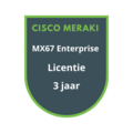 Cisco Meraki MX67 Enterprise Licentie 3 jaar