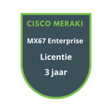 Cisco Meraki MX67 Enterprise Licentie 3 jaar