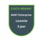 Cisco Meraki MX67 Enterprise Licentie 3 jaar