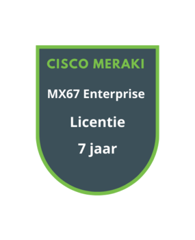 Cisco Meraki MX67 Enterprise Licentie 7 jaar