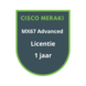 Cisco Meraki MX67 Advanced Security Licentie 1 jaar