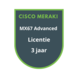 Cisco Meraki MX67 Advanced Security Licentie 3 jaar