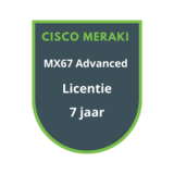 Cisco Meraki MX67 Advanced Security Licentie 7 jaar