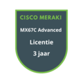 Cisco Meraki MX67C Advanced Security Licentie 3 jaar