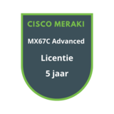 Cisco Meraki MX67C Advanced Security Licentie 5 jaar Cisco Meraki MX67C Advanced Security Licentie 5 jaar
