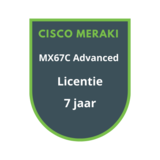 Cisco Meraki MX67C Advanced Security Licentie 7 jaar