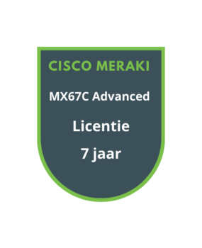 Cisco Meraki MX67C Advanced Security Licentie 7 jaar