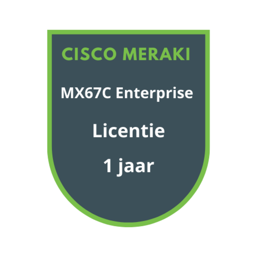 Cisco Meraki MX67C Enterprise Licentie 1 jaar