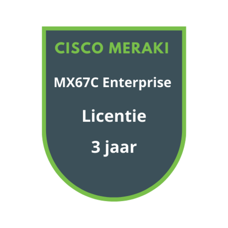 Cisco Meraki MX67C Enterprise Licentie 3 jaar