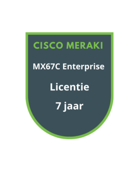 Cisco Meraki MX67C Enterprise Licentie 7 jaar