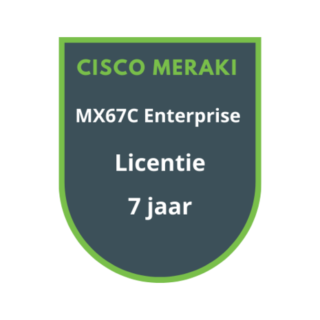 Cisco Meraki MX67C Enterprise Licentie 7 jaar