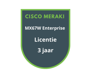 Cisco Meraki Cisco Meraki MX67W Advanced Security Licentie 3 jaar