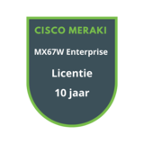 Cisco Meraki MX67W Advanced Security Licentie 10 jaar