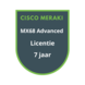 Cisco Meraki MX68 Advanced Security Licentie 7 jaar