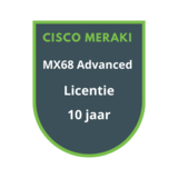 Cisco Meraki MX68 Advanced Security Licentie 10 jaar Cisco Meraki MX68 Advanced Security Licentie 10 jaar