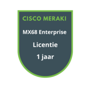 Cisco Meraki Cisco Meraki MX68 Enterprise Licentie 1 jaar
