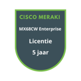 Cisco Meraki MX68CW Enterprise Licentie 5 jaar Cisco Meraki MX68CW Enterprise Licentie 5 jaar