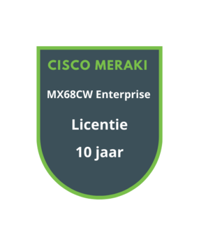 Cisco Meraki MX68CW Enterprise Licentie 10 jaar