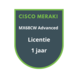 Cisco Meraki MX68CW Advanced Security Licentie 1 jaar