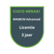 Cisco Meraki MX68CW Advanced Security Licentie 3 jaar