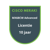 Cisco Meraki MX68CW Advanced Security Licentie 10 jaar