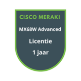 Cisco Meraki MX68W Advanced Security Licentie 1 jaar