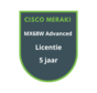 Cisco Meraki MX68W Advanced Security Licentie 5 jaar