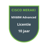 Cisco Meraki MX68W Advanced Security Licentie 10 jaar Cisco Meraki MX68W Advanced Security Licentie 10 jaar