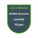 Cisco Meraki MX68W Advanced Security Licentie 10 jaar