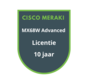 Cisco Meraki MX68W Advanced Security Licentie 10 jaar