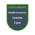 Cisco Meraki MX68W Enterprise Licentie 3 jaar