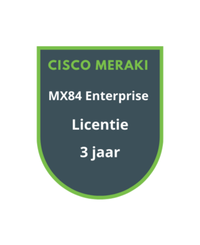 Cisco Meraki MX84 Enterprise Licentie 3 jaar Cisco Meraki MX84 Enterprise Licentie 3 jaar