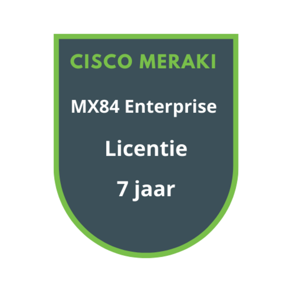 Cisco Meraki MX84 Enterprise Licentie 7 jaar