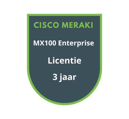 Cisco Meraki Cisco Meraki MX100 Enterprise Licentie 3 jaar