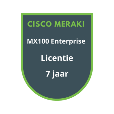 Cisco Meraki MX100 Enterprise Licentie 7 jaar